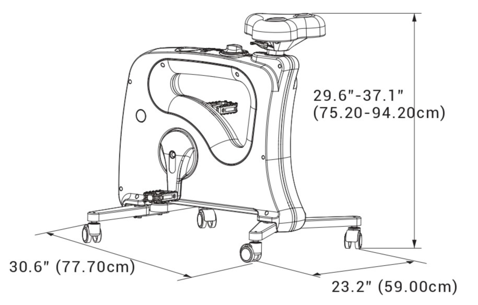 Een Bureaufiets Tournette koop je bij Supply Mij